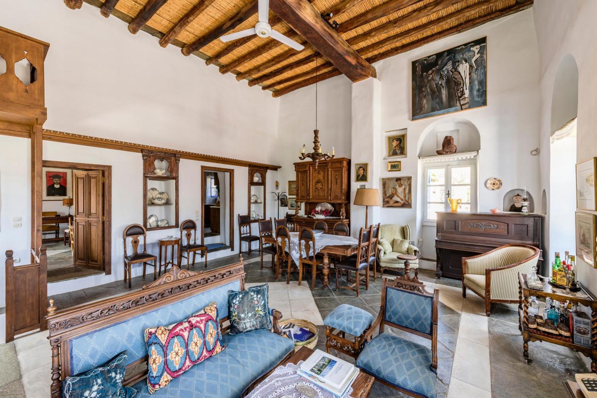 Anezas Mansion Stone-Built Traditional Villa Khónias Exteriér fotografie