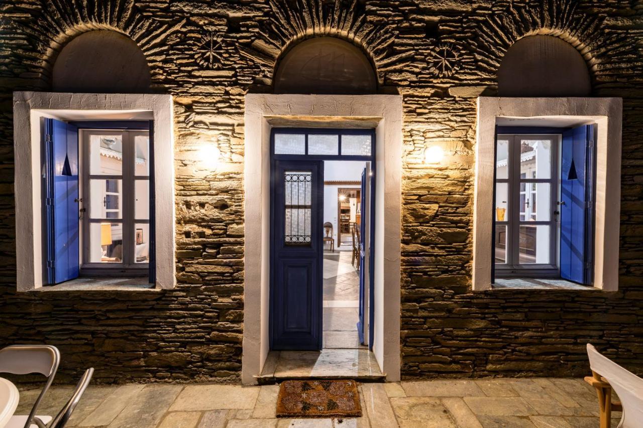 Anezas Mansion Stone-Built Traditional Villa Khónias Exteriér fotografie